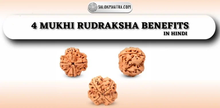 4 Mukhi Rudraksha Benefits in hindi