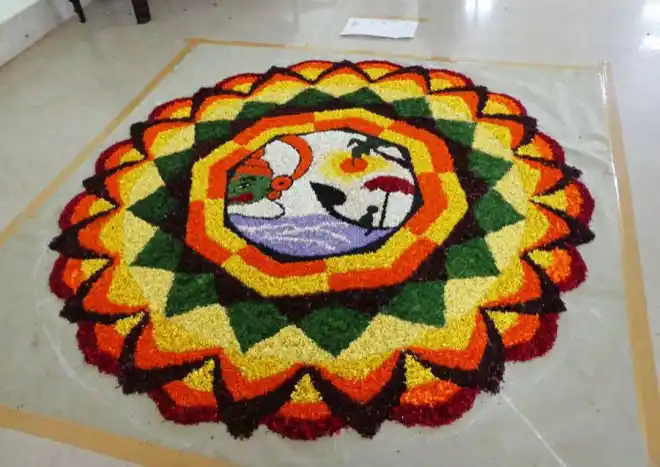 onam pookalam designs- kerala-kathakali-pookalam-design