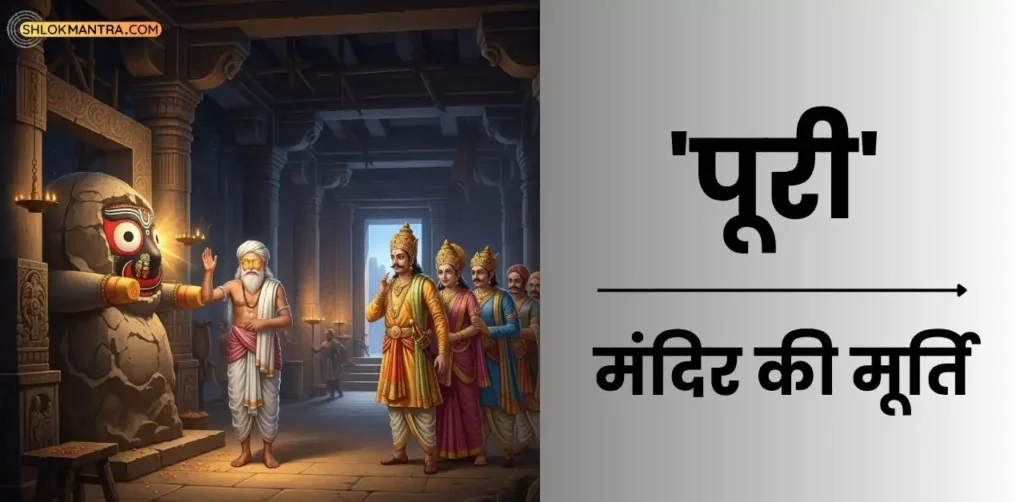 पूरी मंदिर की मूर्ति